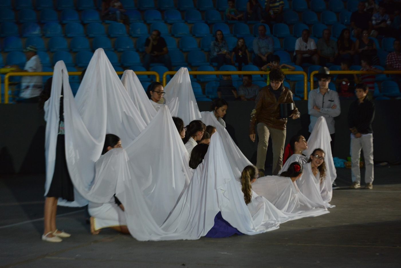 Alunos do OMNI na abertura do JICEO de 2018