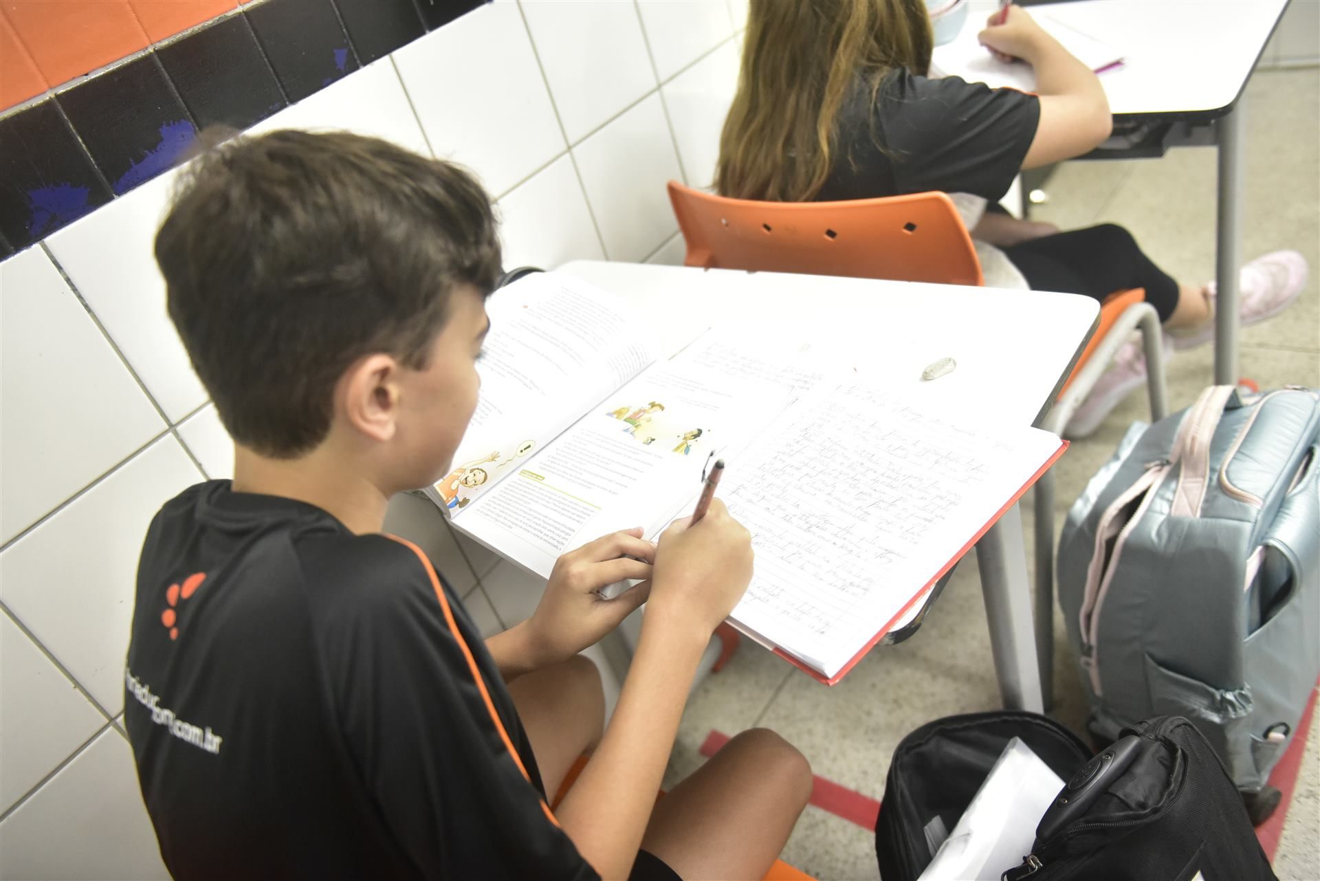 Sala de aula do Centro Educacional OMNI